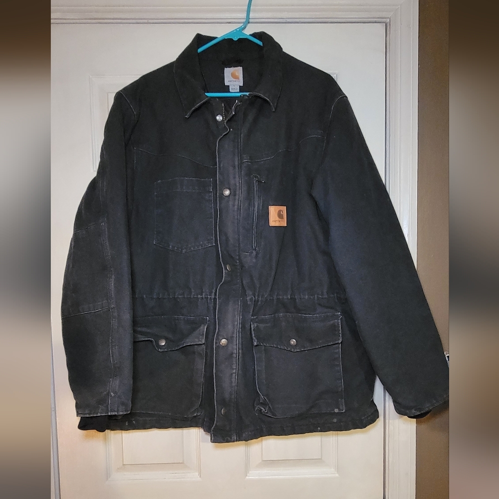 Carhartt Brushed Poly Quilt Lined Canyon Coat